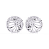 Ivana Jewels Earrings Radial Design Diamond Earrings
