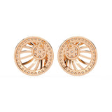 Ivana Jewels Earrings Radial Design Diamond Earrings
