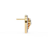 Ivana Jewels Earrings Radial Design Diamond Earrings