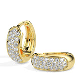 Ivana Jewels Earrings Round Cut Diamond