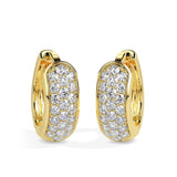 Ivana Jewels Earrings Round Cut Diamond