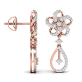 Ivana Jewels Earrings Round Cut Diamonds Dangler Earring