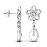 Ivana Jewels Earrings Round Cut Diamonds Dangler Earring