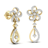 Ivana Jewels Earrings Round Cut Diamonds Dangler Earring