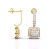 Ivana Jewels Earrings Sleek Drop Diamond Earrings