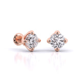 Ivana Jewels Earrings Solitaire Studs Earrings