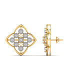 Ivana Jewels Earrings Unique Diamond Stud Earrings