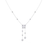 Ivana Jewels Necklaces Dainty Crystal Chain Necklace