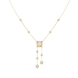 Ivana Jewels Necklaces Dainty Crystal Chain Necklace