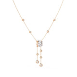 Ivana Jewels Necklaces Dainty Crystal Chain Necklace