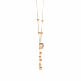 Ivana Jewels Necklaces Dainty Crystal Chain Necklace