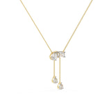 Ivana Jewels Necklaces Necklace with Diamond Drops