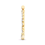 Ivana Jewels Nose Pin Fancy Shape & Round Diamond Nose Pin