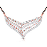 Ivana Jewels Pendant Marquise & Round Cut Diamond Cascade Mangalsutra
