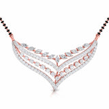 Ivana Jewels Pendant Marquise & Round Cut Diamond Cascade Mangalsutra