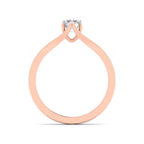 Ivana Jewels Ring Classic Diamond Solitaire Ring