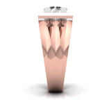 Ivana Jewels Rings 1 Carat Majestic Square Solitaire Ring