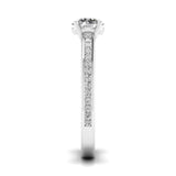 Ivana Jewels Rings 1 carat Solitaire Round Diamond Vintage Solitaire Ring
