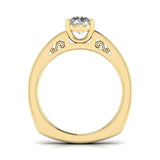 Ivana Jewels Rings 1 carat Solitaire Round Diamond Vintage Solitaire Ring