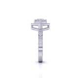 Ivana Jewels Rings 1 Carat Vintage Hexagonal Halo Ring
