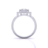 Ivana Jewels Rings 1 Carat Vintage Hexagonal Halo Ring