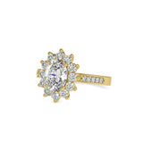 Ivana Jewels Rings 2.5 Carat Emma Oval Solitaire Lab Grown Diamond Engagement Ring