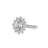 Ivana Jewels Rings 2.5 Carat Emma Oval Solitaire Lab Grown Diamond Engagement Ring