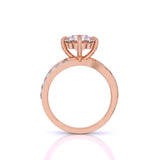 Ivana Jewels Rings 2 Carat Round Cut Diamond Centre Solitaire Ring