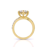Ivana Jewels Rings 2 Carat Round Cut Diamond Centre Solitaire Ring