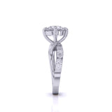 Ivana Jewels Rings 2 Carat Round Cut Diamond Centre Solitaire Ring