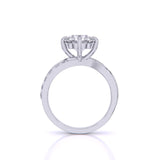 Ivana Jewels Rings 2 Carat Round Cut Diamond Centre Solitaire Ring
