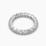 Ivana Jewels Rings 3.2 Carat SQUARE CUSHION Shape Diamond Band Ring