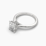Ivana Jewels Rings 3.25 Carat Cushion Fancy Shape Solitaire Diamond Ring