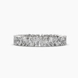 Ivana Jewels Rings 3.96 Carat Heart Shape Diamond Band Ring