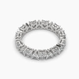 Ivana Jewels Rings 3.96 Carat Heart Shape Diamond Band Ring