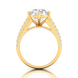 Ivana Jewels Rings 3 Carat Centre Solitaire Diamond Three Layers Ring