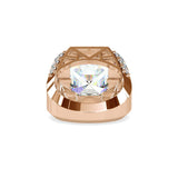 Ivana Jewels Rings 3 Carat Radiant Cut Halo Engagement Ring
