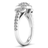Ivana Jewels Rings 80 Pointers Round Step Diamond Ring