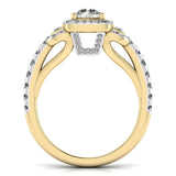 Ivana Jewels Rings 80 Pointers Round Step Diamond Ring