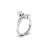 Ivana Jewels Rings Bridal Diamond Floral Cluster Ring