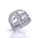 Ivana Jewels Rings Classy Shimmering Cluster Ring