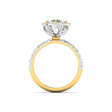 Ivana Jewels Rings Diamond Halo Engagement Ring