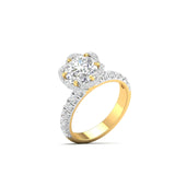 Ivana Jewels Rings Diamond Halo Engagement Ring