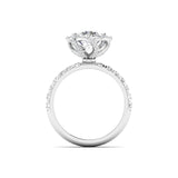 Ivana Jewels Rings Diamond Halo Engagement Ring