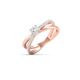 Ivana Jewels Rings Engagement Ring with Brilliant-Cut Solitaire Diamond