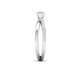 Ivana Jewels Rings Engagement Ring with Brilliant-Cut Solitaire Diamond
