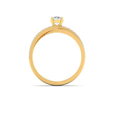 Ivana Jewels Rings Engagement Ring with Brilliant-Cut Solitaire Diamond