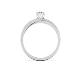 Ivana Jewels Rings Engagement Ring with Brilliant-Cut Solitaire Diamond