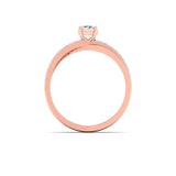 Ivana Jewels Rings Engagement Ring with Brilliant-Cut Solitaire Diamond