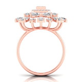 Ivana Jewels Rings Floret Diamond Halo Ring